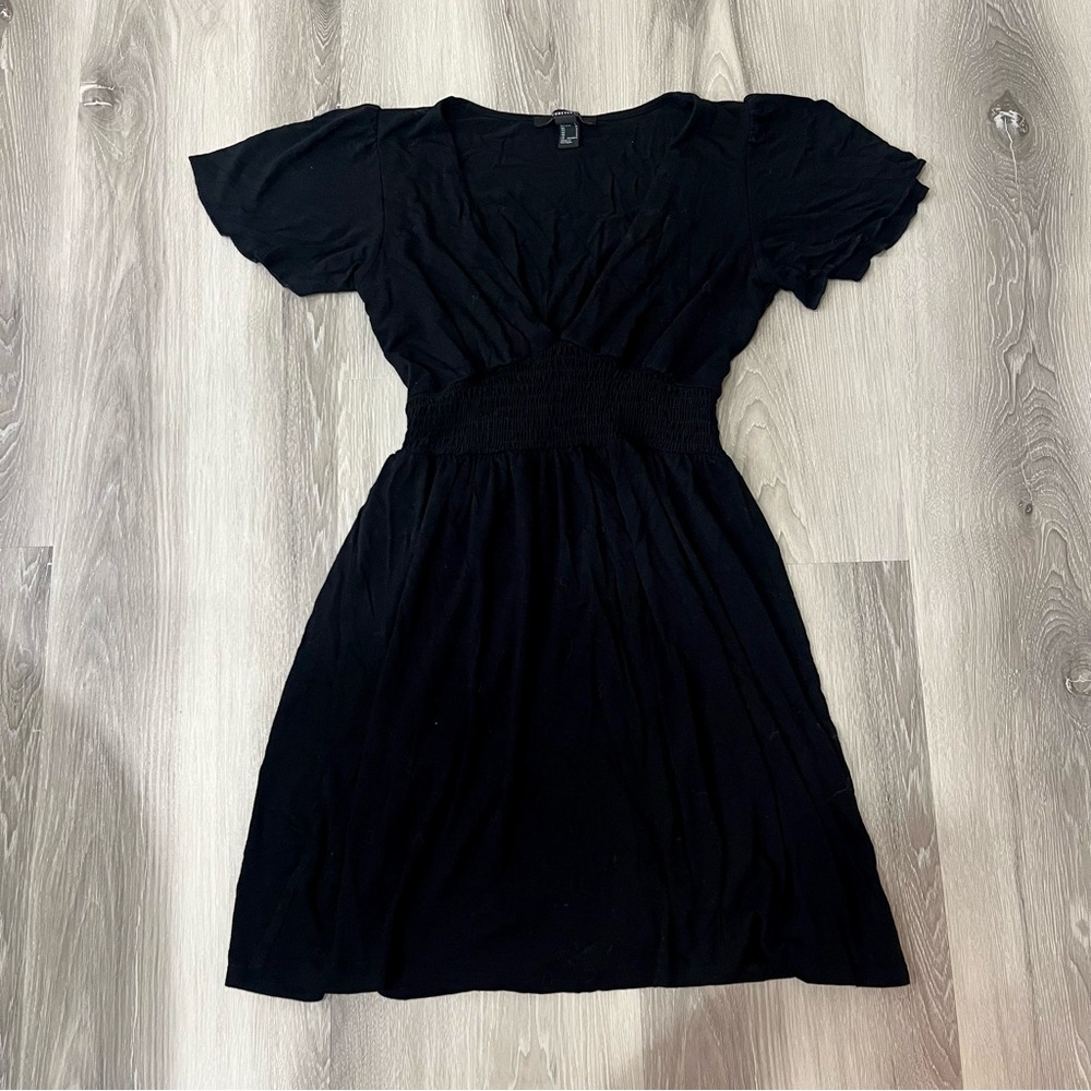Forever 21 Black Midi Dress